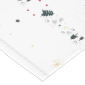 Delicate moderne winter patroon witte tafelkleed (Gekanteld)