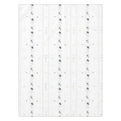 Delicate moderne winter patroon witte tafelkleed (Voorkant)