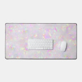 Delicate paarse opaal geïnspireerde textuur bureaumat (Keyboard & Muis)