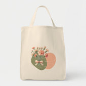 Delicate Pastel Anjer Steenbok Constellation Tote Bag (Voorkant)