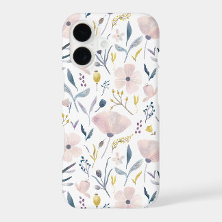 Delicate Pastel Roze Blauw Bloem Vrouwelijk