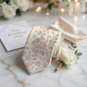 Delicate Pastel Spring Stropdas