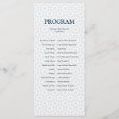 Delicate Patterned Bar/Bat Mitzvah-programma Programma (Voorkant)