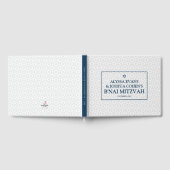 Delicate Patterned B'nai Mitzvah Gastenboek (Volledig)