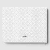 Delicate Patterned B'nai Mitzvah Gastenboek (Achterkant)