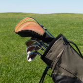 Delicate peach golfheadcover (Insitu)