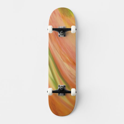 Delicate peach skateboard (Voorkant)