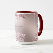 Delicate Pink Floral Mug (Devant droit)