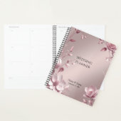 Delicate Pink Floral Planner (Devant avec enveloppe)