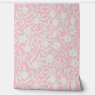 Delicate Pink in de stijl van William Morris Behang