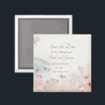 Delicate Queen Anne's Lace Save the Date Magnet<br><div class="desc">Delicate Queen Anne's Lace Save the Date Magnet This is part of a wedding stationery collection located here: https://www.zazzle.com/collections/119475828082283197 Announce your special day in style with this elegant Queen Anne’s lace save the date magnet. Featuring delicate floral illustrations and refined typography, it perfectly coordinates with your Queen Anne’s lace wedding...</div>