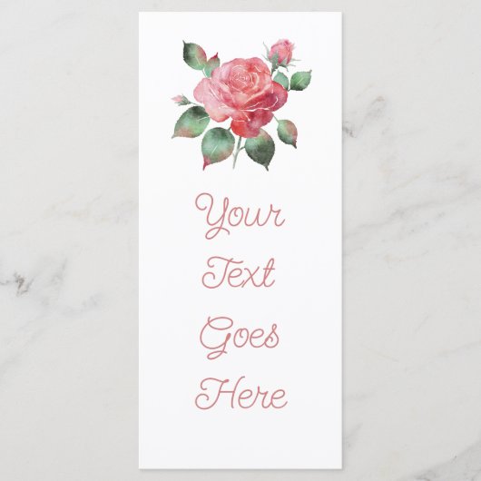 Delicate Rose Menu (Voorkant)