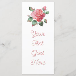 Delicate Rose Menu