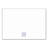 Delicate Rose zitplaats toewijzing  Kaart (Achterkant)