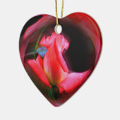 Delicate Rosebud Flower Art Ornament (Links)