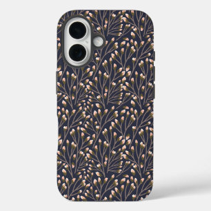 Delicate Roze Knoppen aan Bruine Takken iPhone 16 Hoesje