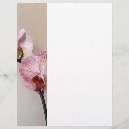 Delicate Roze Phalaenopsis Orchideeën Flyer (Voorkant)