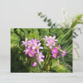 Delicate roze voorjaarsbloemen (Staand voorkant)