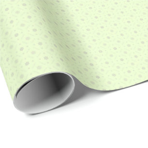 Delicate Sage Luxe Cadeauverpakking – Zachte Bloem Cadeaupapier