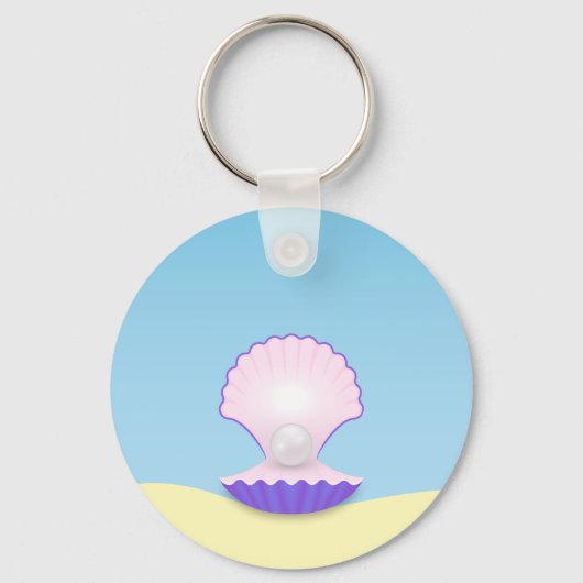Delicate Seashell Sleutelhanger (Voorkant)
