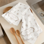 Délicate Serviette de thé Monogramme du jardin de<br><div class="desc">Ajoutez une touche de charme rustique à votre cuisine grâce à cette délicieuse serviette de thé Monogram Garden. Doté d'un motif joliment dessiné à la main avec des outils de jardinage vintages, des fleurs en fleurs et des éléments d'inspiration nature, ce torchon à thé personnalisable est parfait pour les amoureux...</div>