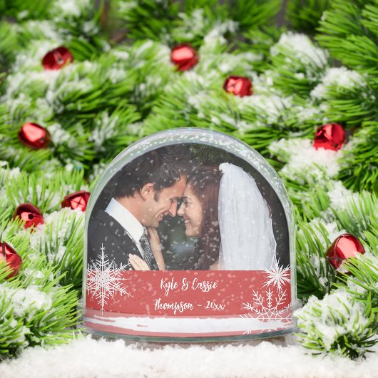 Delicate Snowflakes Double Photo (Noël)