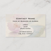 Delicate Soft roze Cherry Blossom Flower Visitekaartje (Achterkant)