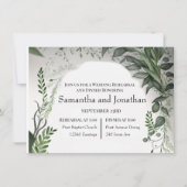 Delicate Spring Leaves Encirling Rehearings Kaart (Voorkant)