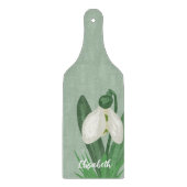 Delicate Spring Snowdrop Flower Snijplank (Voorkant)