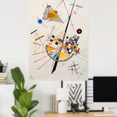 Delicate Tension (1923) by Wassily Kandinsky Poster (Thuiskantoor)