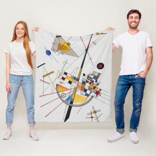 Delicate Tension No.85, Wassily Kandinsky Fleece Deken