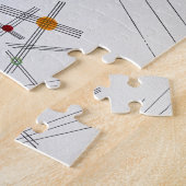 Delicate Tension No.85, Wassily Kandinsky Legpuzzel (Zijkant)