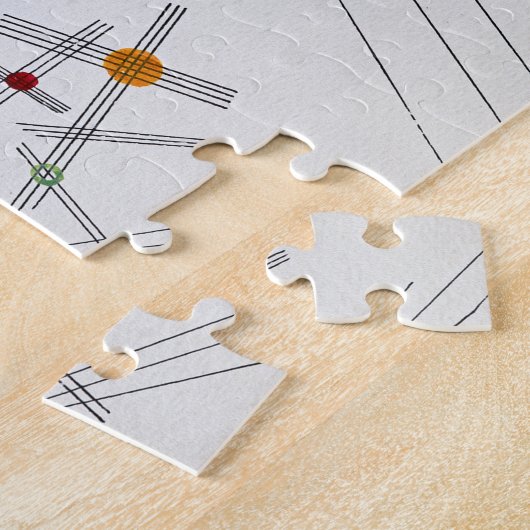 Delicate Tension No.85, Wassily Kandinsky Legpuzzel (Zijkant)