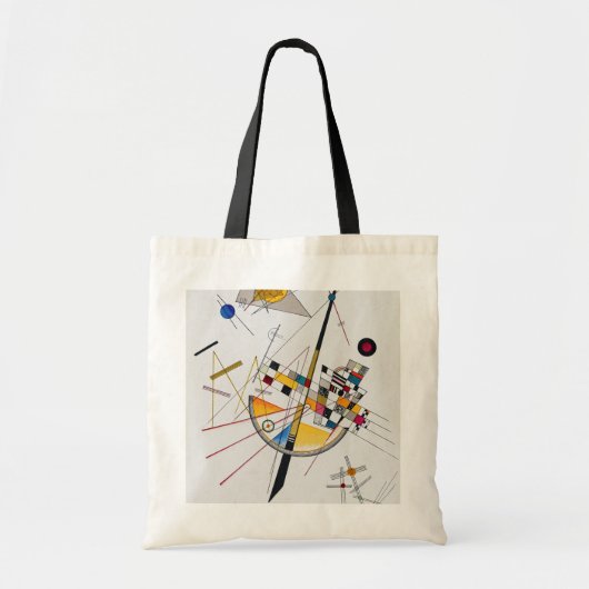 Delicate Tension No.85, Wassily Kandinsky Tote Bag (Voorkant)