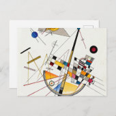 Delicate Tension, nr. 85 van Wassily Kandinsky Briefkaart (Voorkant / Achterkant)