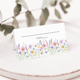 Delicate Trouwkaart voor de Wilde Bloemenweide Kaart