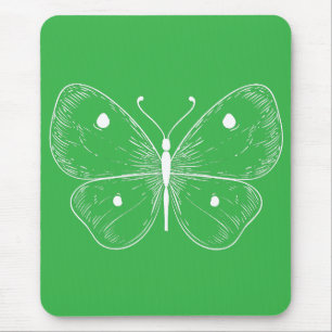 Delicate Vlinder Schets Muismat