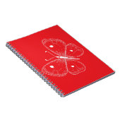 Delicate Vlinder Schets Notitieboek (Rechterzijde)