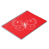 Delicate Vlinder Schets Notitieboek (Linkerzijde)