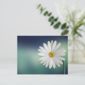 Delicate White Daisy Briefkaart (Staand voorkant)