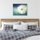 Delicate White Daisy Canvas Afdruk (Insitu (Slaapkamer))