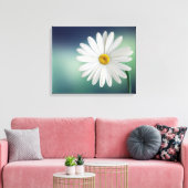 Delicate White Daisy Canvas Afdruk (Insitu (Woonkamer))