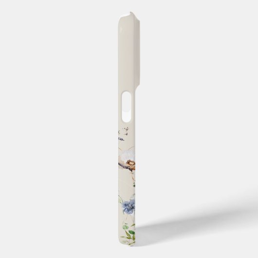 Delicate Wildflower Waterverf Bloemen Case-Mate iPhone Case (Achterkant / Rechts)