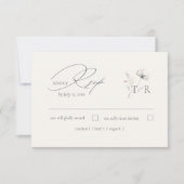 Delicate Wildflower Waterverf ID1102 RSVP (Voorkant)