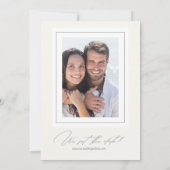 Delicate Wildflower Waterverf Wedding ID1102 Save The Date (Achterkant)