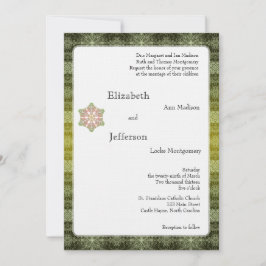 Delicate Winter Snowflakes Weddenschap Kaart