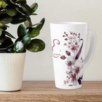 Delicate witte orchidee bloemen monogram
