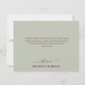  Delicate Witte Orchideeën Schilderen Bedankkaart (Achterkant)