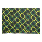 Delicate Yellow Daisy Wildflower Abstract patroon Kussensloop (Voorkant)