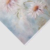 Delicate, zachte elegante madeliefjes bloemendecou tissuepapier (Detail)